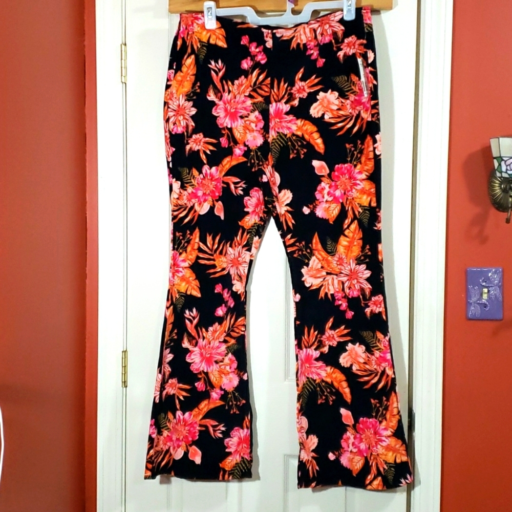 No Boundaries super high rise pull flare Corduroy pants